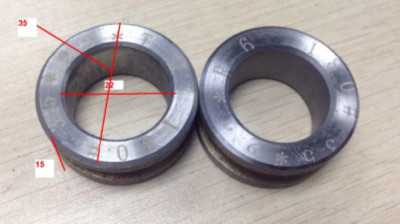 China Las ruedas de diamante de pulido dibujan a lápiz/plano para el grueso de cristal 5m m, del agujero interior arena 180 proveedor